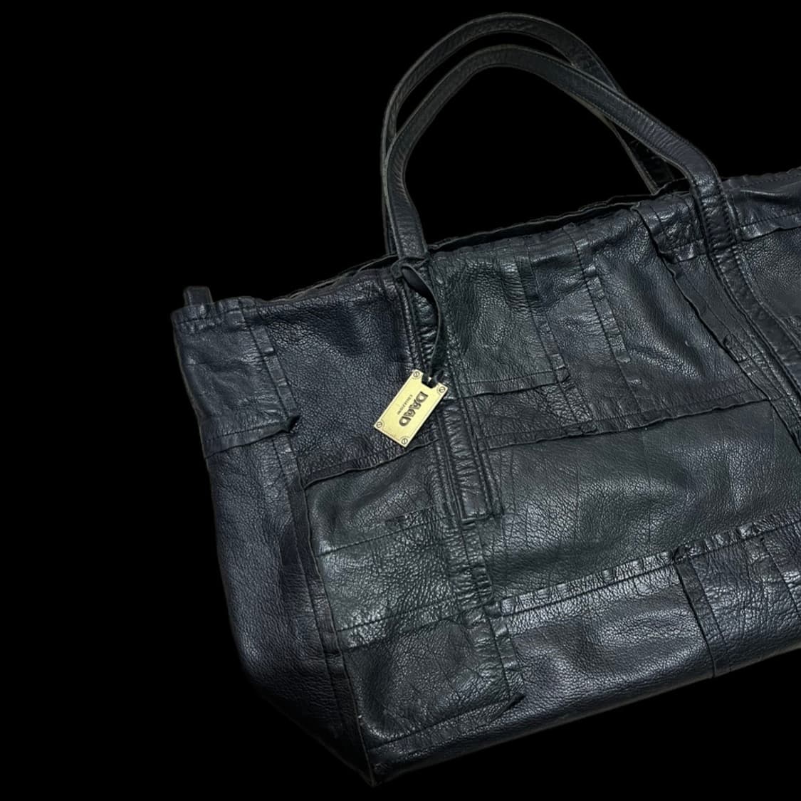 daad collezioni 소가죽 패치워크 토트백 상품이미지2