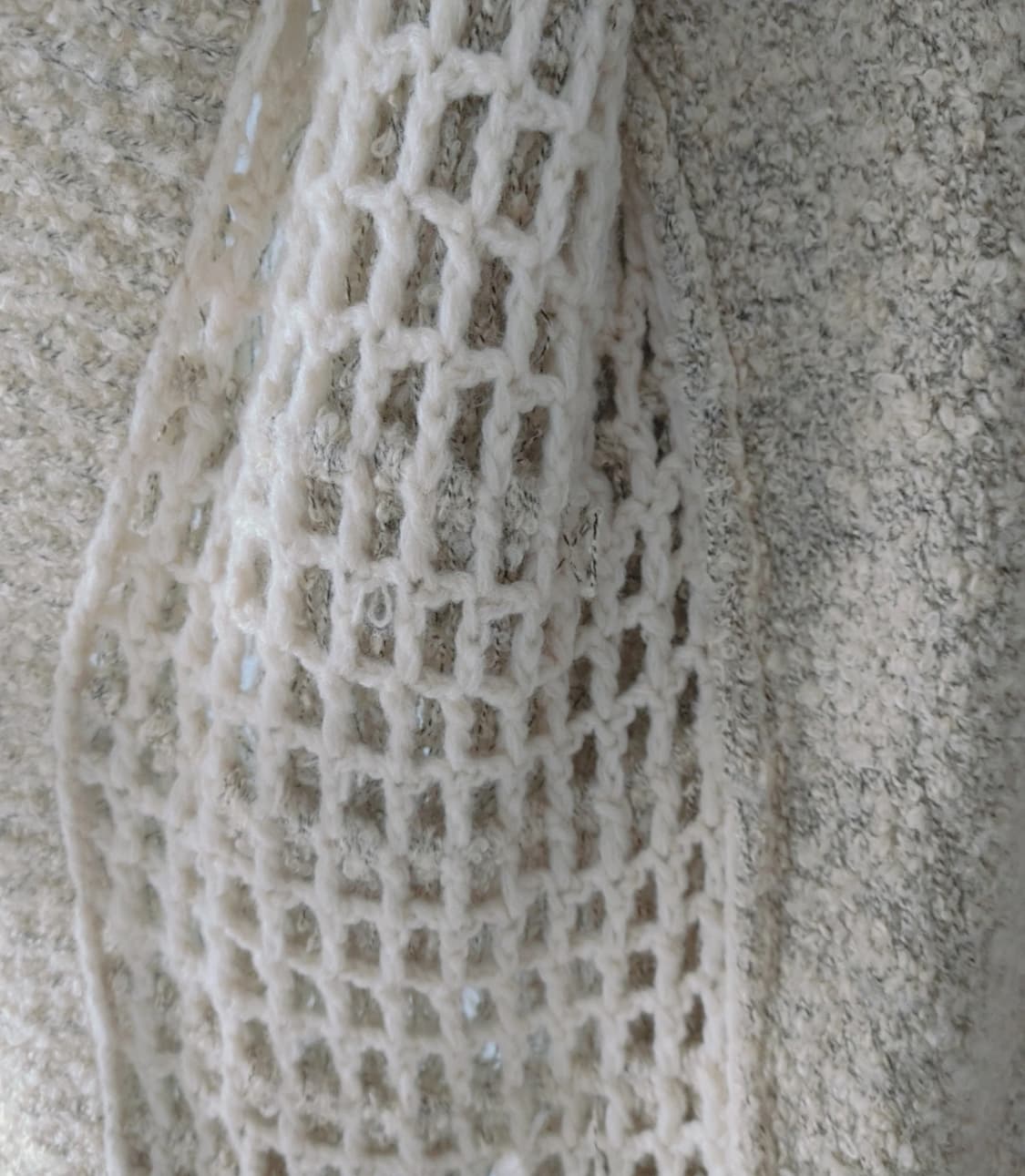 프린지 오픈 가디건 니트 상품이미지3