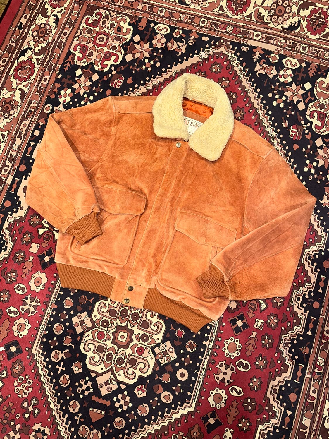 ( XL-2XL ) Japan 레더자켓 봄버자켓 a2가죽 스웨이드자켓 상품이미지6