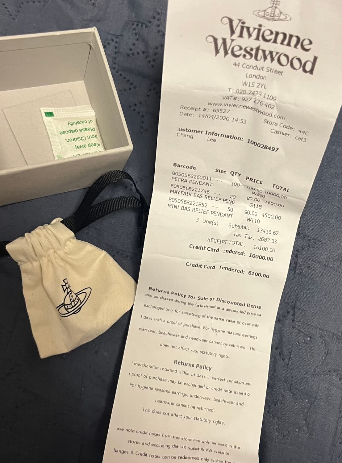 비비안웨스트우드 페트라 목걸이 상품이미지4