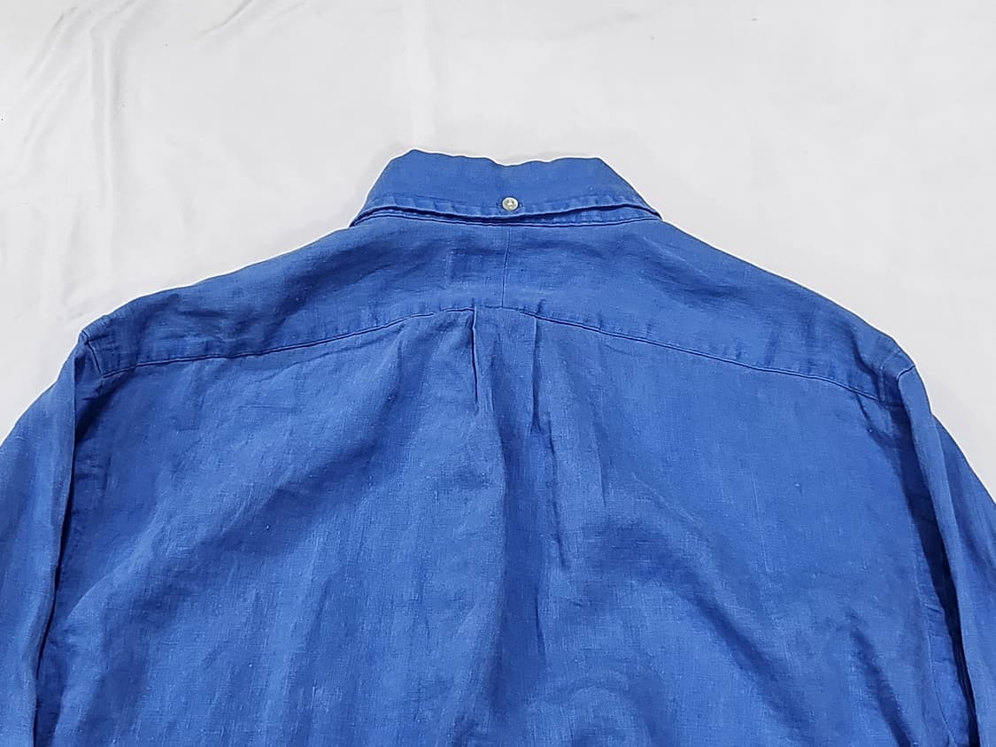 폴로 랄프 로렌 린넨 클래식핏 카라 셔츠  상품이미지4