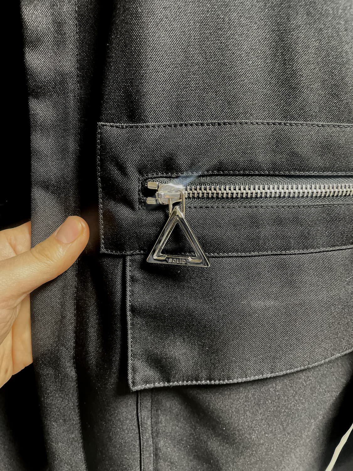 솔리드옴므 21 쉘파카 48사이즈 판매 상품이미지4