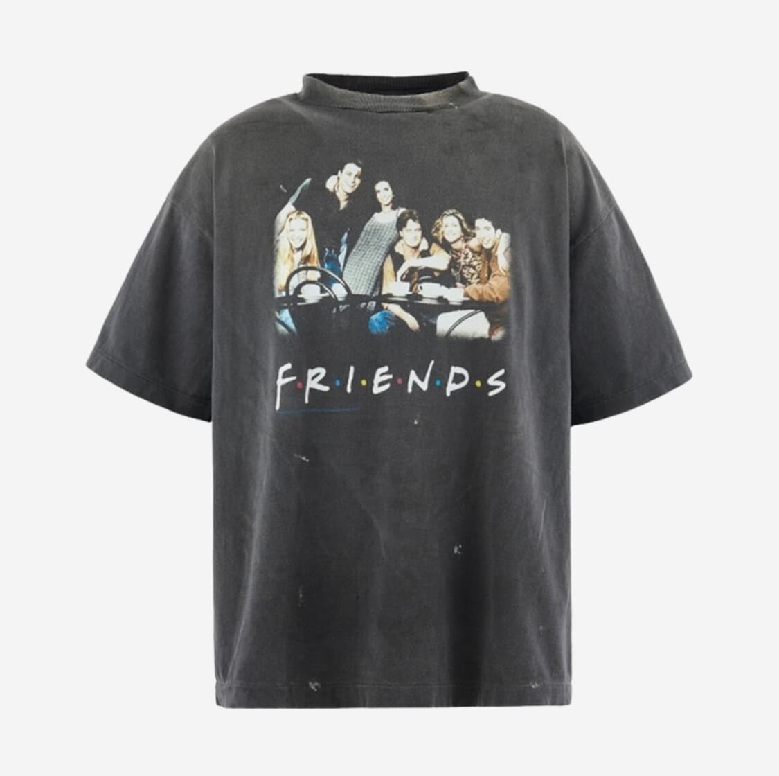 [L,XL] 세인트 미카엘 x 프렌즈 반팔 블랙  상품이미지1