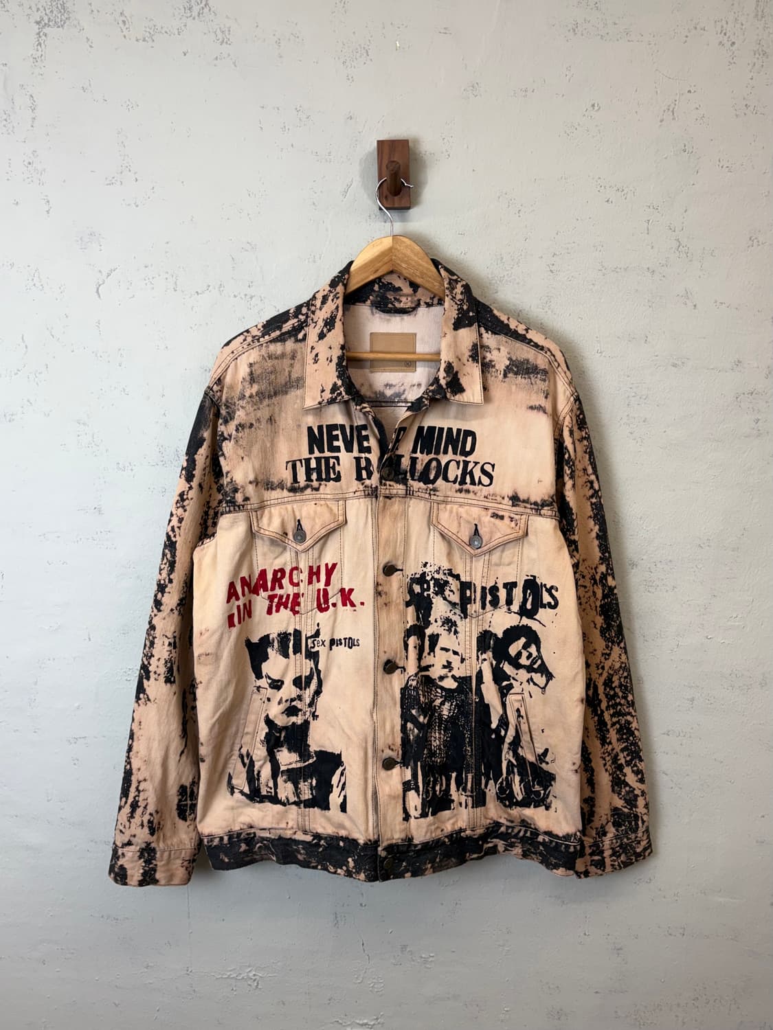 sexpistols 섹스피스돌즈 커스텀 데님 자켓 상품이미지1