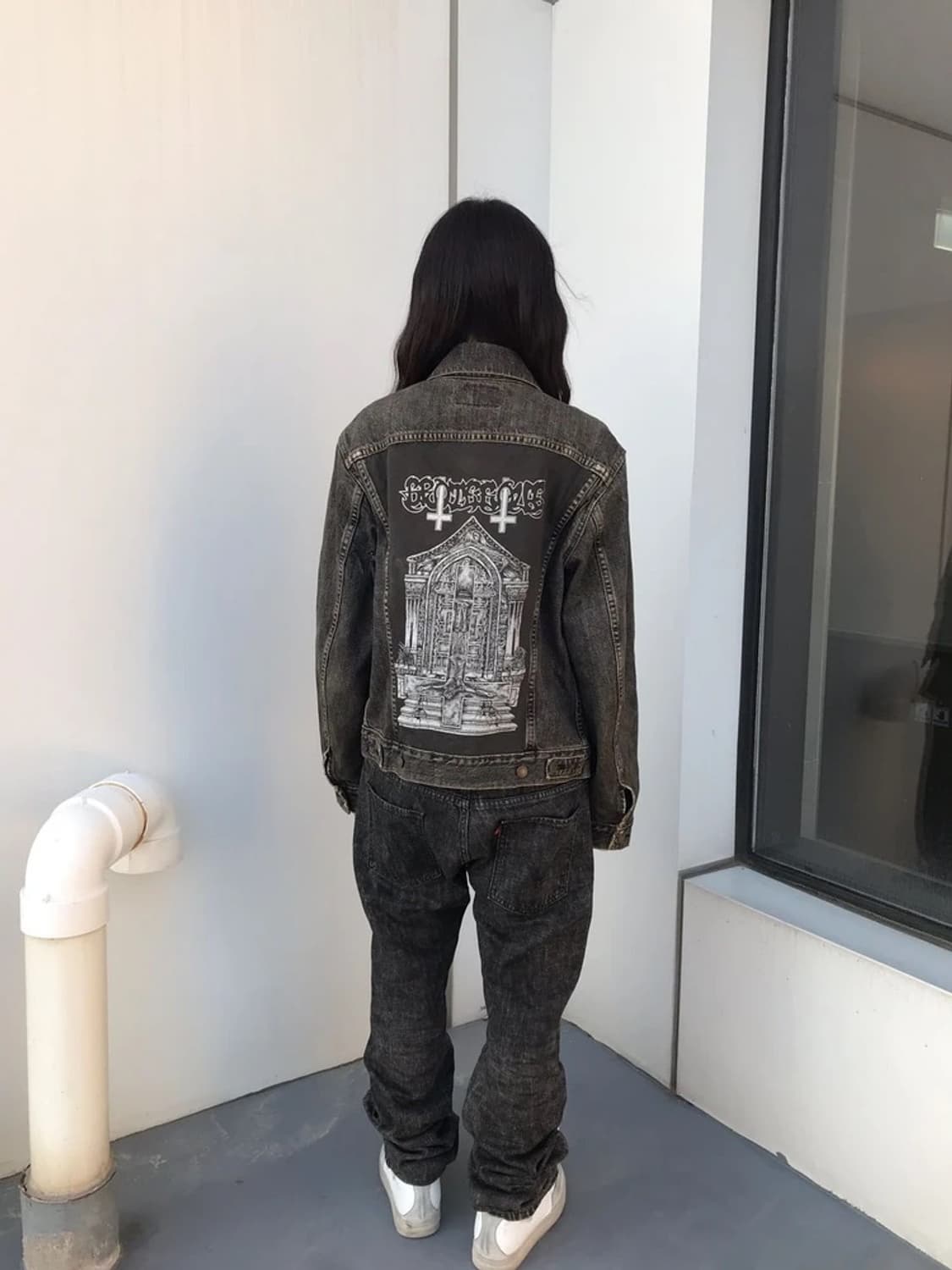90s Levi's 70505 Gothic Denim Jacket 상품이미지3