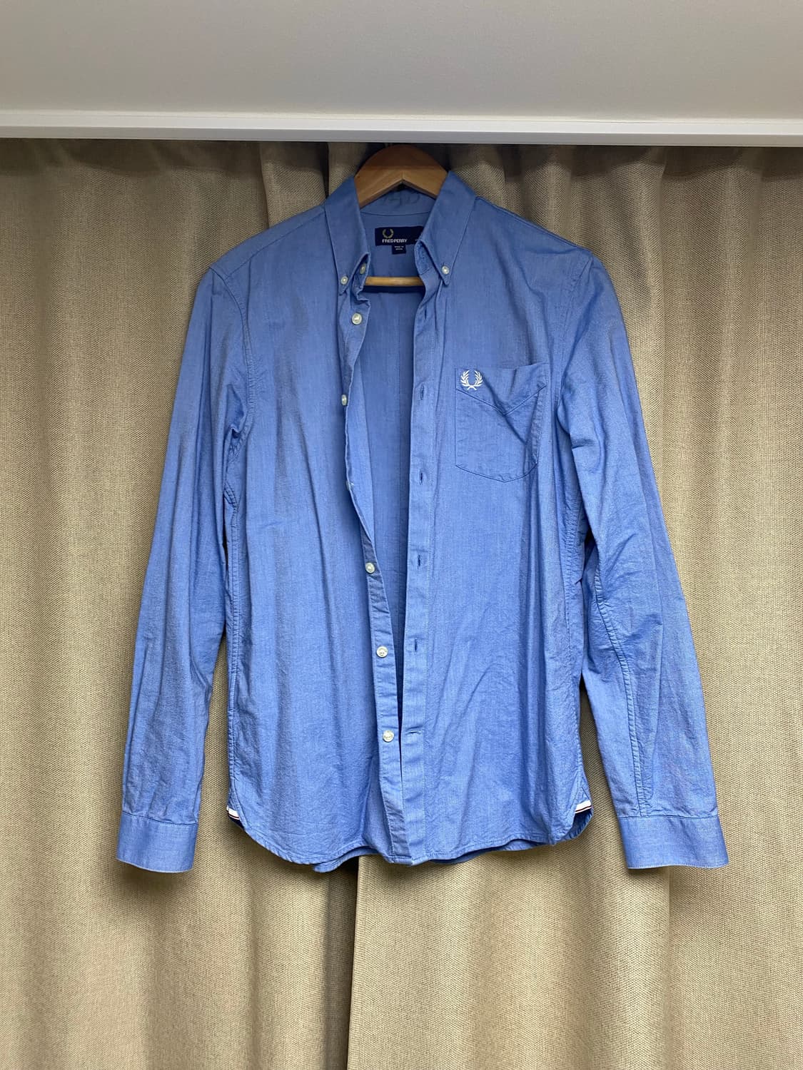 [M정품] 프레디페리 옥스포드 셔츠 블루 상품이미지1