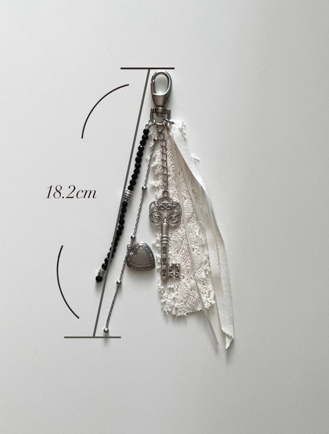 핸드메이드 키링 : Antique Key & Heart Keyring 상품이미지4