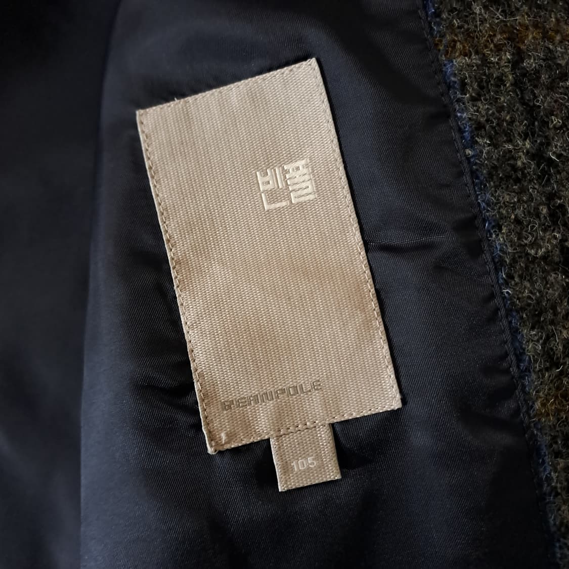 (택포) 빈폴 해리스트위드 발마칸 코트 105 B102 상품이미지8