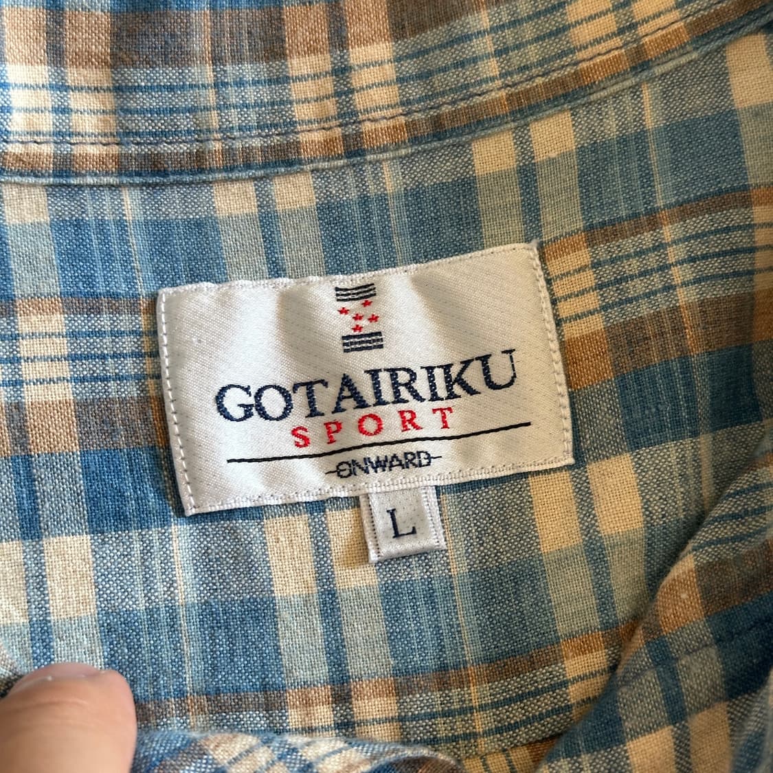 Gotariku Sport check cotton 1/2 shirts 상품이미지7