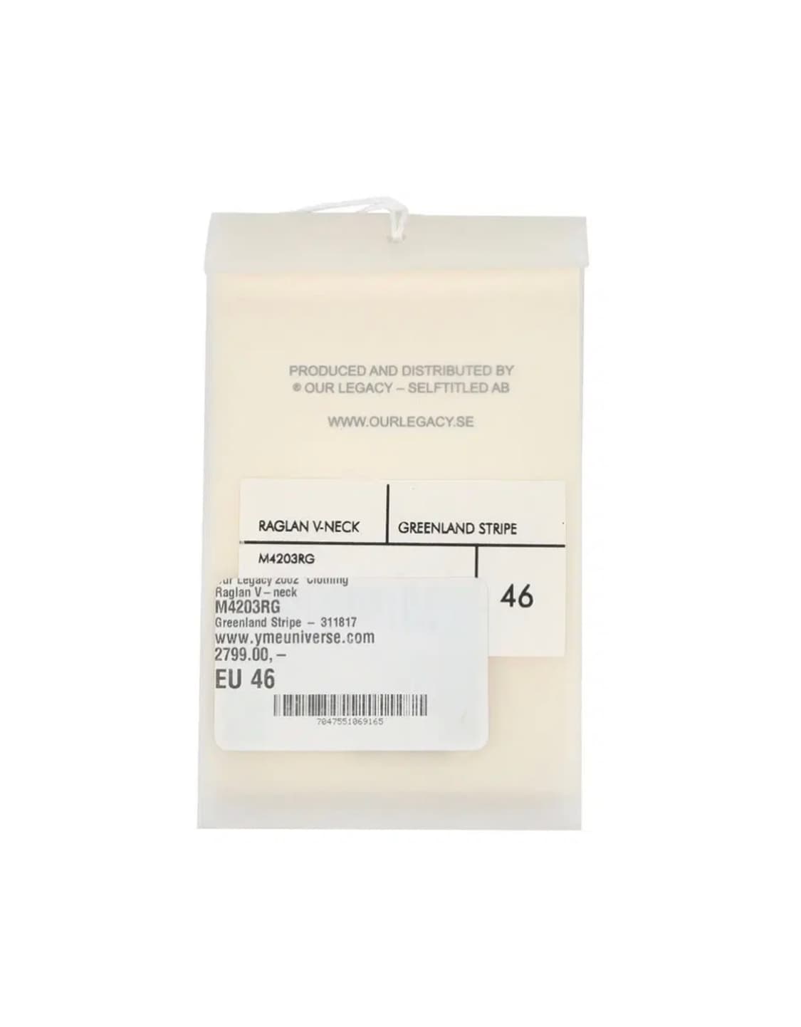 아워레가시 그린란드 스트라이프 브이넥 스웨터 상품이미지6