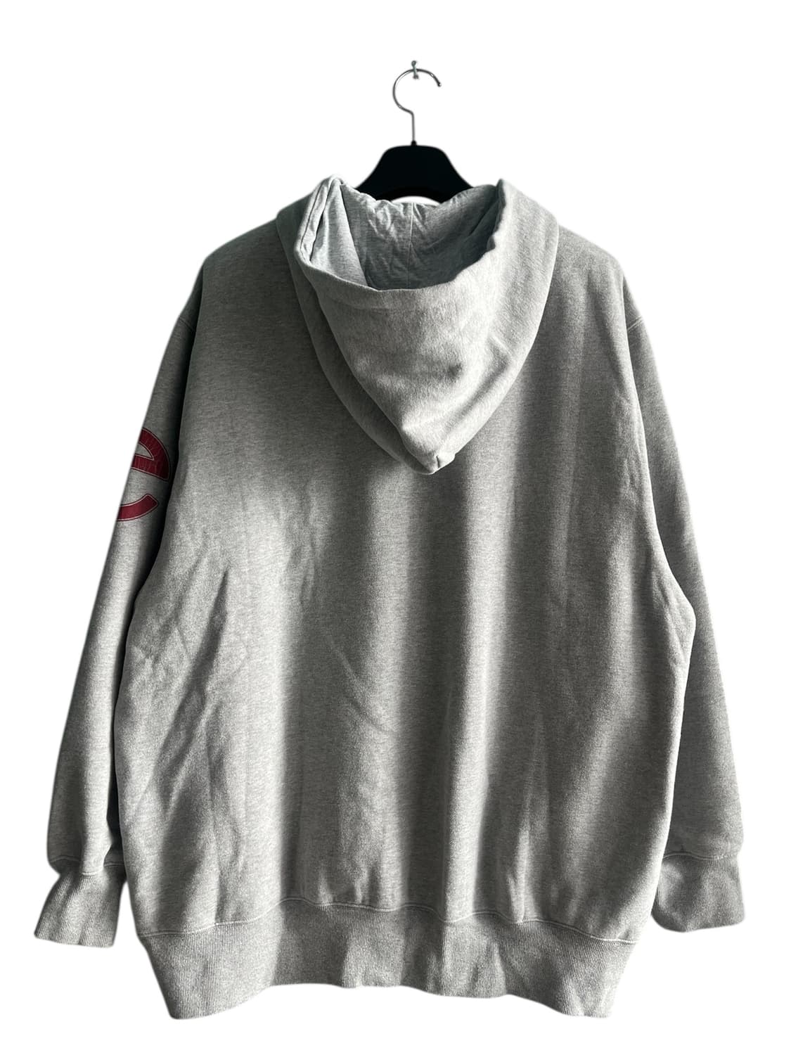 [XL/2XL] 텔파 빈티지 크랙로고 후드집업 그레이 상품이미지3