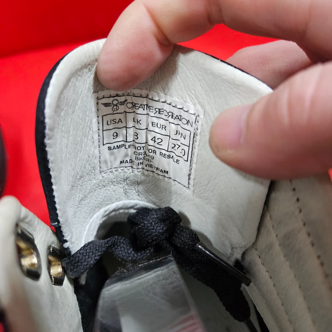 크리에티브 레크레이션 디코코 셀렉트 하이탑 가죽 스니커즈 상품이미지8