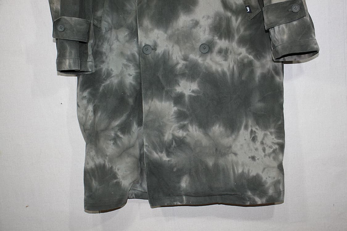 Stussy 스투시 다이드 트렌치 코트(L) 상품이미지4