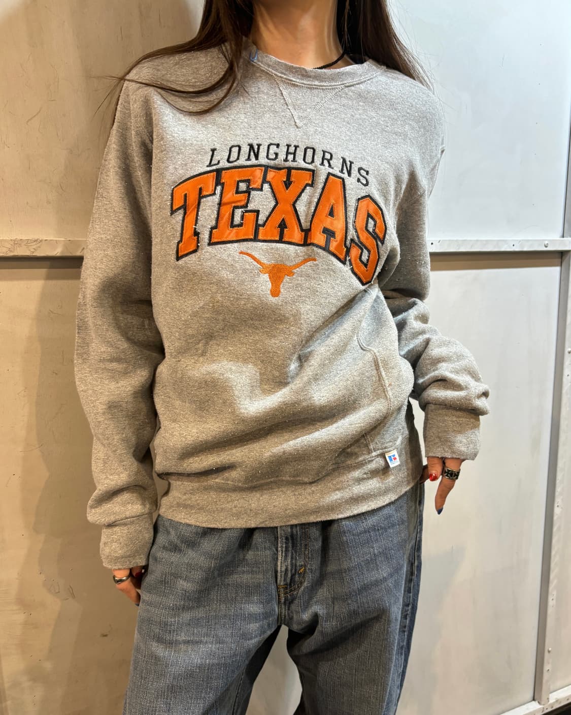 90s RUSSELL y2k grunge purple sweats 상품이미지2