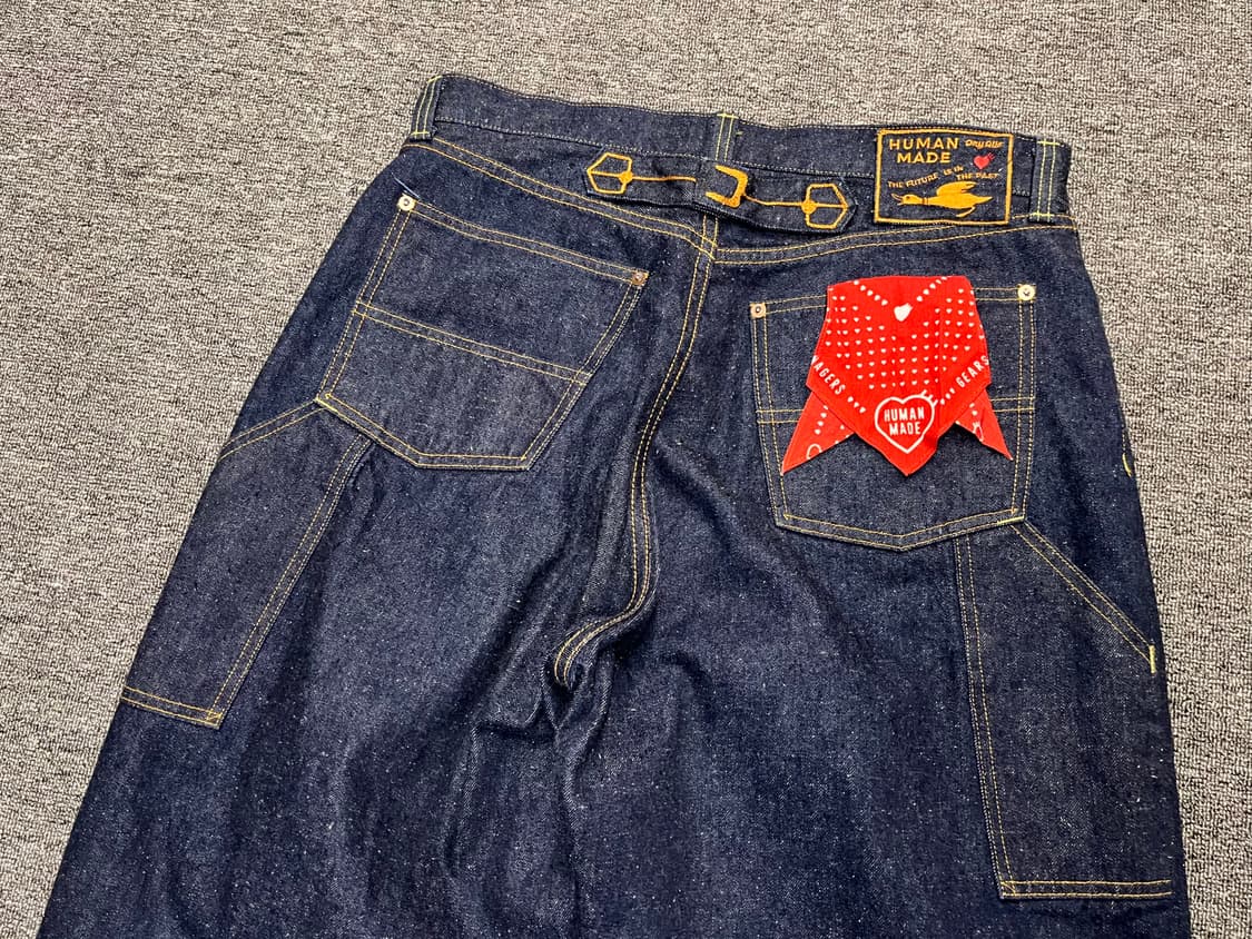 [34] 휴먼메이드 와이드핏 데님 팬츠 32 상품이미지5