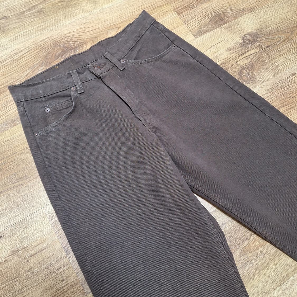 90s 빈티지리바이스 565 오렌지탭 브라운 W31L34 상품이미지9