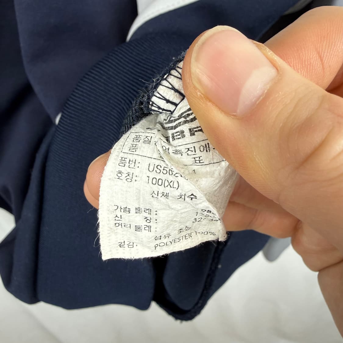 (100) 엄브로 잉글랜드 트랙탑 져지 네이비/그레이 상품이미지4