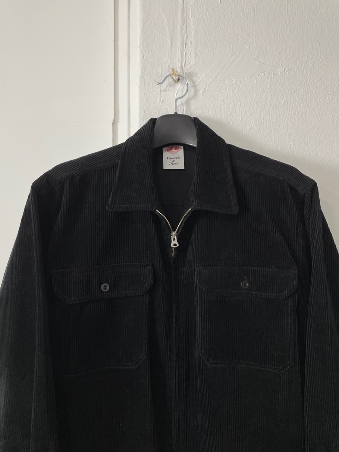 단톤 블랙 코듀로이 자켓 상품이미지2