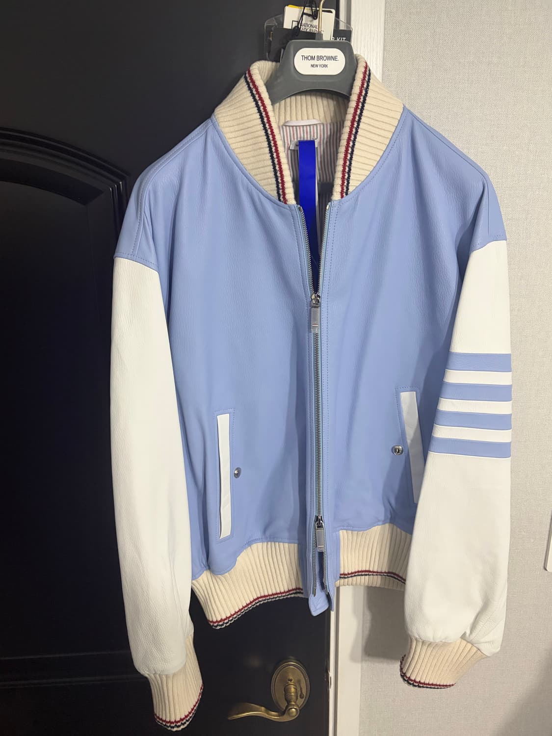 톰브라운 블루종 바시티 자켓 2 새상품 상품이미지1