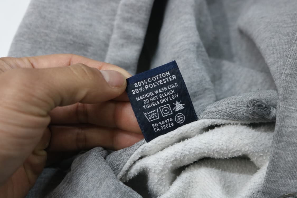 스투시 90s 빈티지 크라운 스컬 백로고 그레이 후드티 (L) 상품이미지10