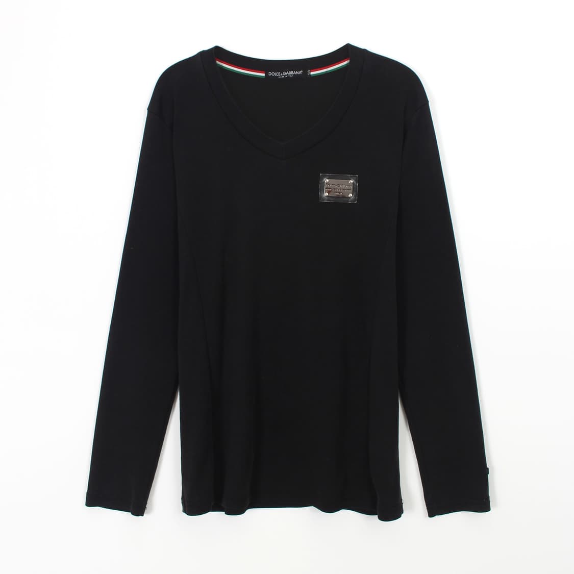 돌체앤가바나 DOLCE&GABBANA 블랙 긴팔 티셔츠 상품이미지1