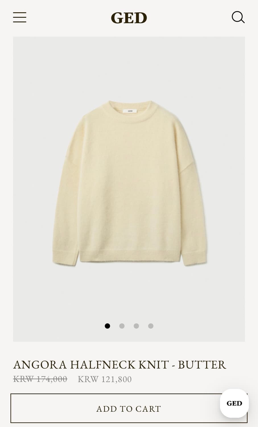 Ged 앙고라 니트 상품이미지2
