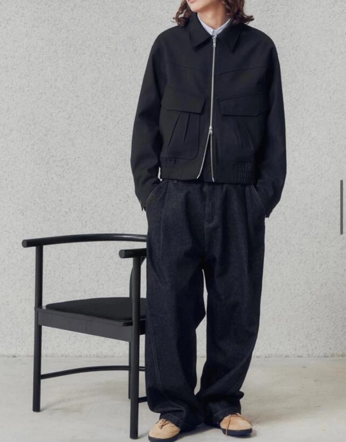 인템포무드 블루종 자켓 L 상품이미지7