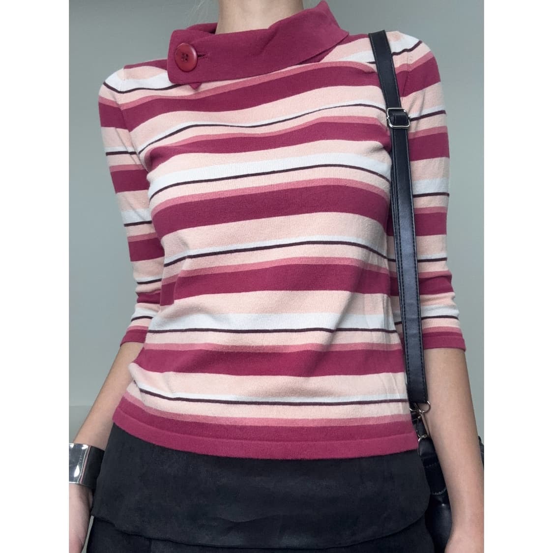 빈티지 핑크 반팔 상품이미지1