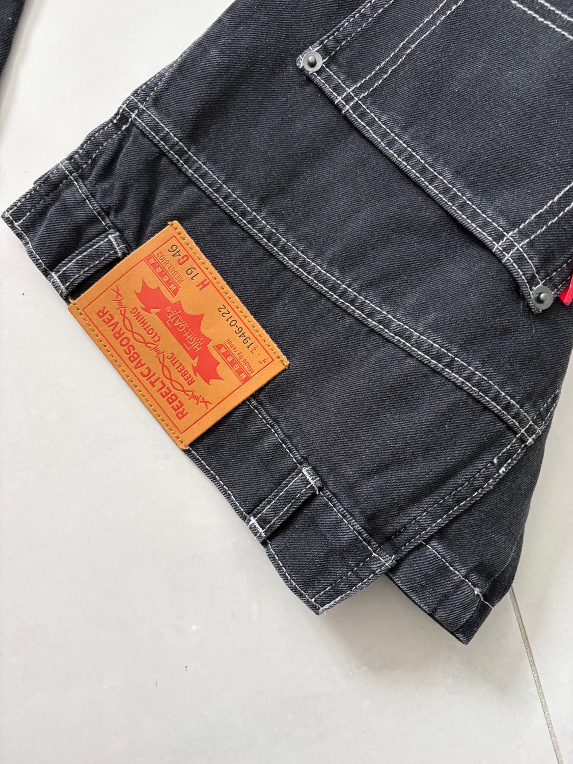 CLUSTERS DENIM PANTS -BLACK- 상품이미지8