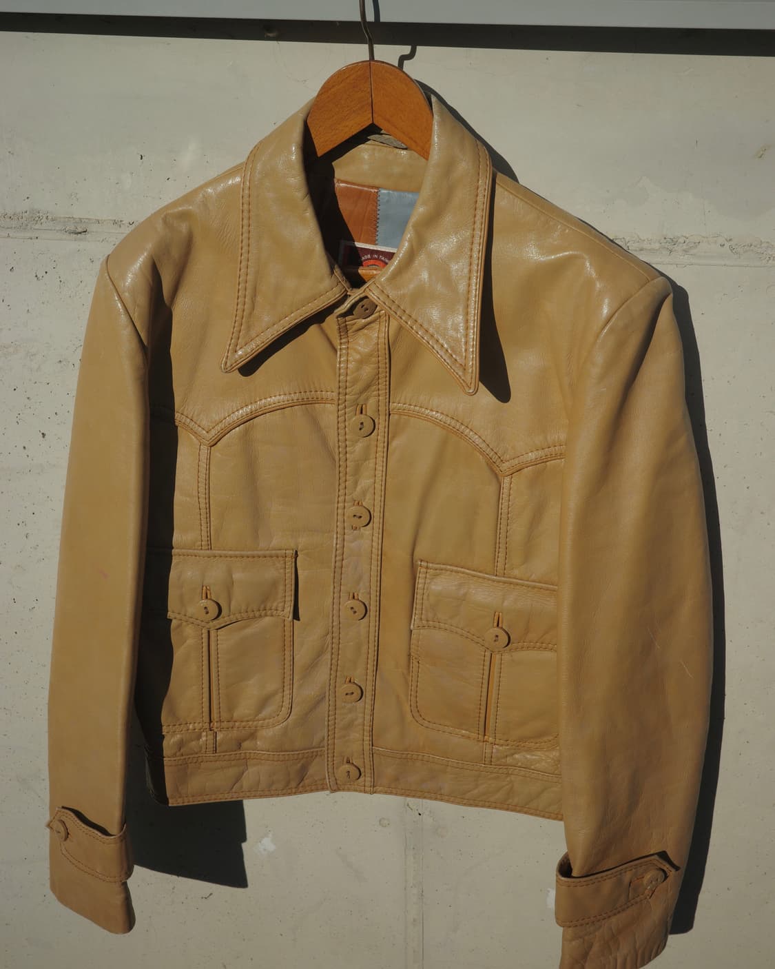 70s Pioneer Wear 웨스턴 클래식 레더 자켓 상품이미지2