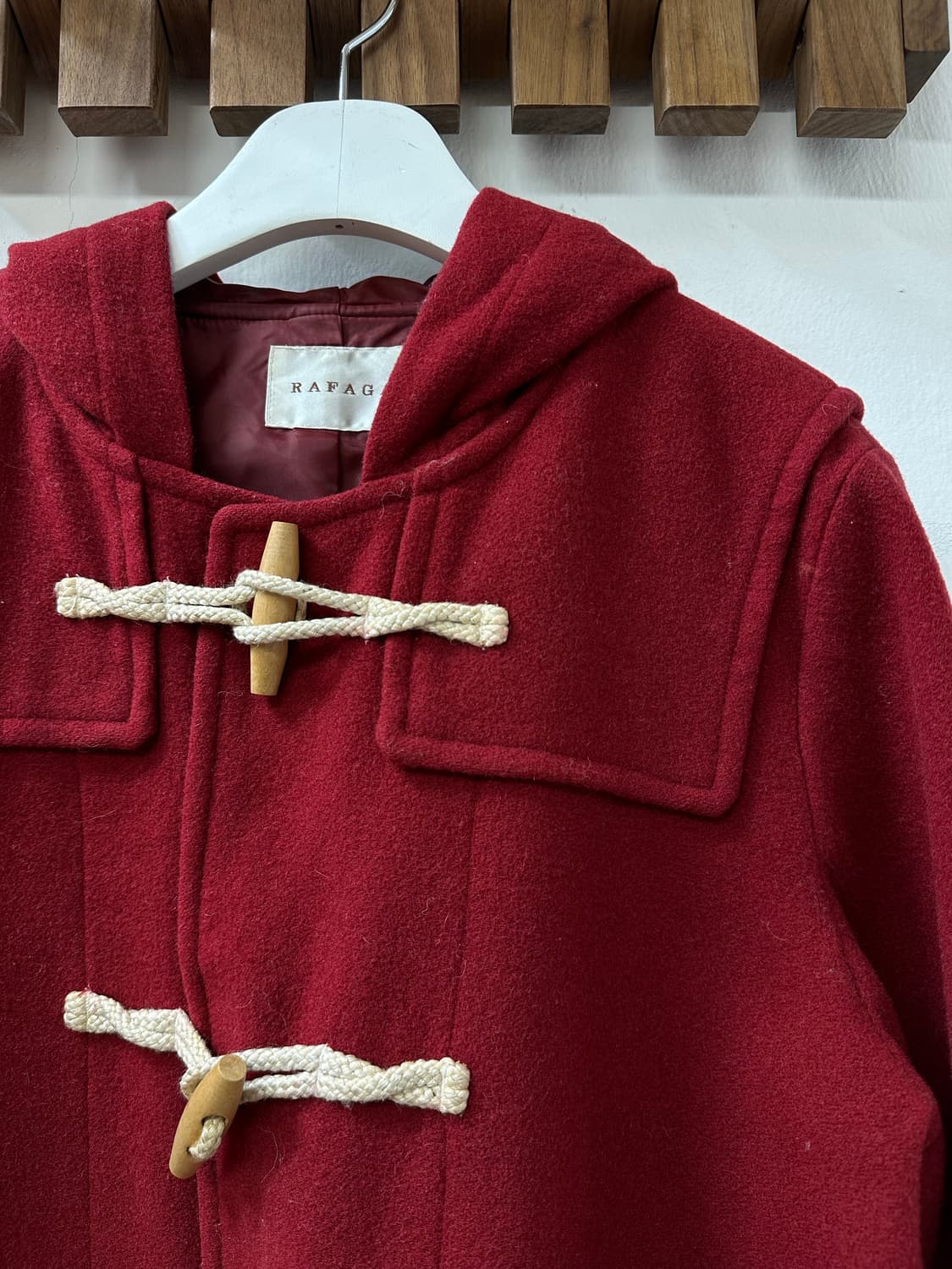 일본빈티지 울 떡보끼 더플 코트 상품이미지2