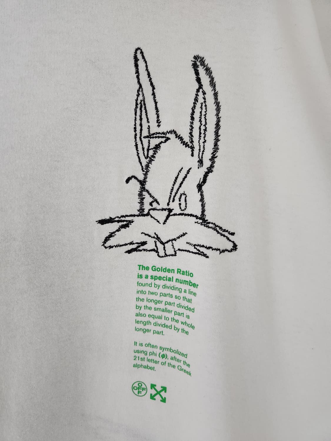 오프화이트  해리 더 버니 오버핏 티셔츠 상품이미지2