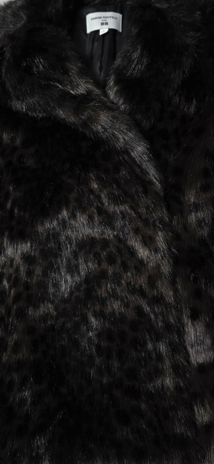 유니클로 Carine Roitfeld 퍼 코트 S 상품이미지5