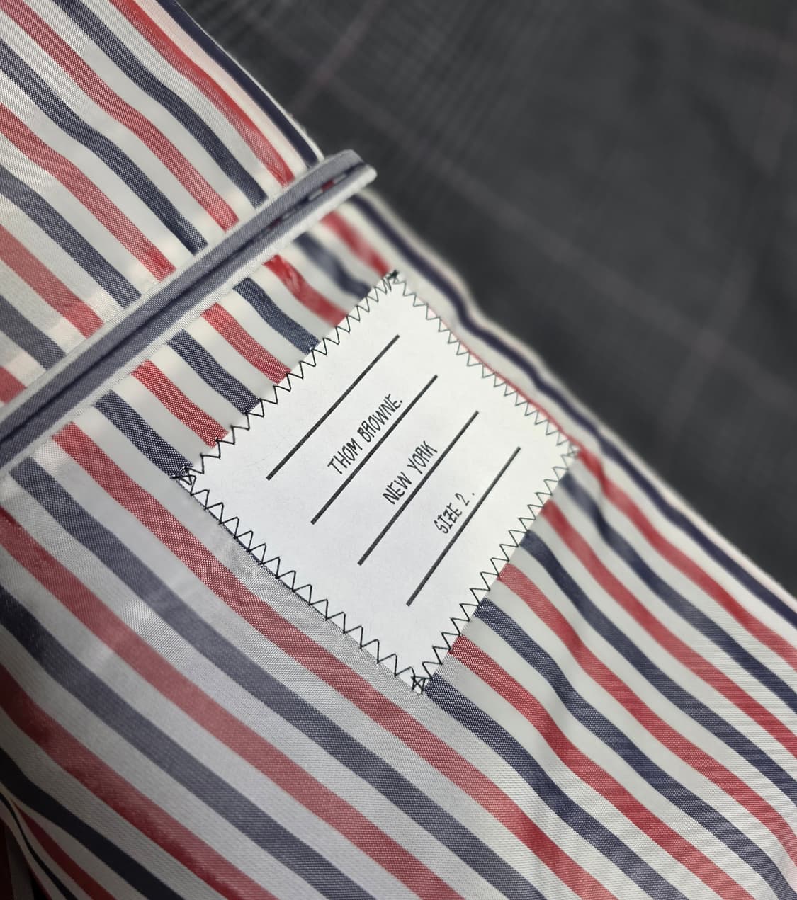 (새상품) 톰브라운 글렌체크 정장 세트 / 자켓2 팬츠1 상품이미지6