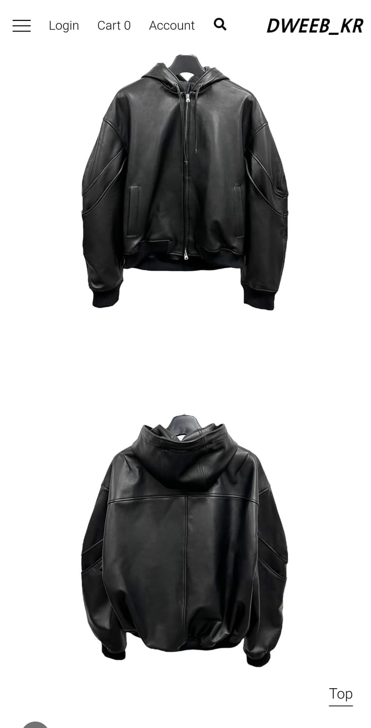 드윕 가죽 후드 자켓 상품이미지1