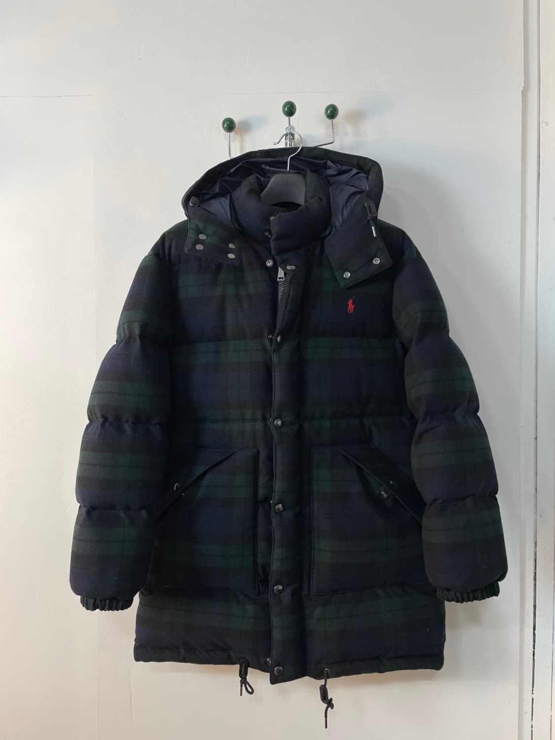 폴로 랄프로렌 블랙와치 울 다운 파카 상품이미지3