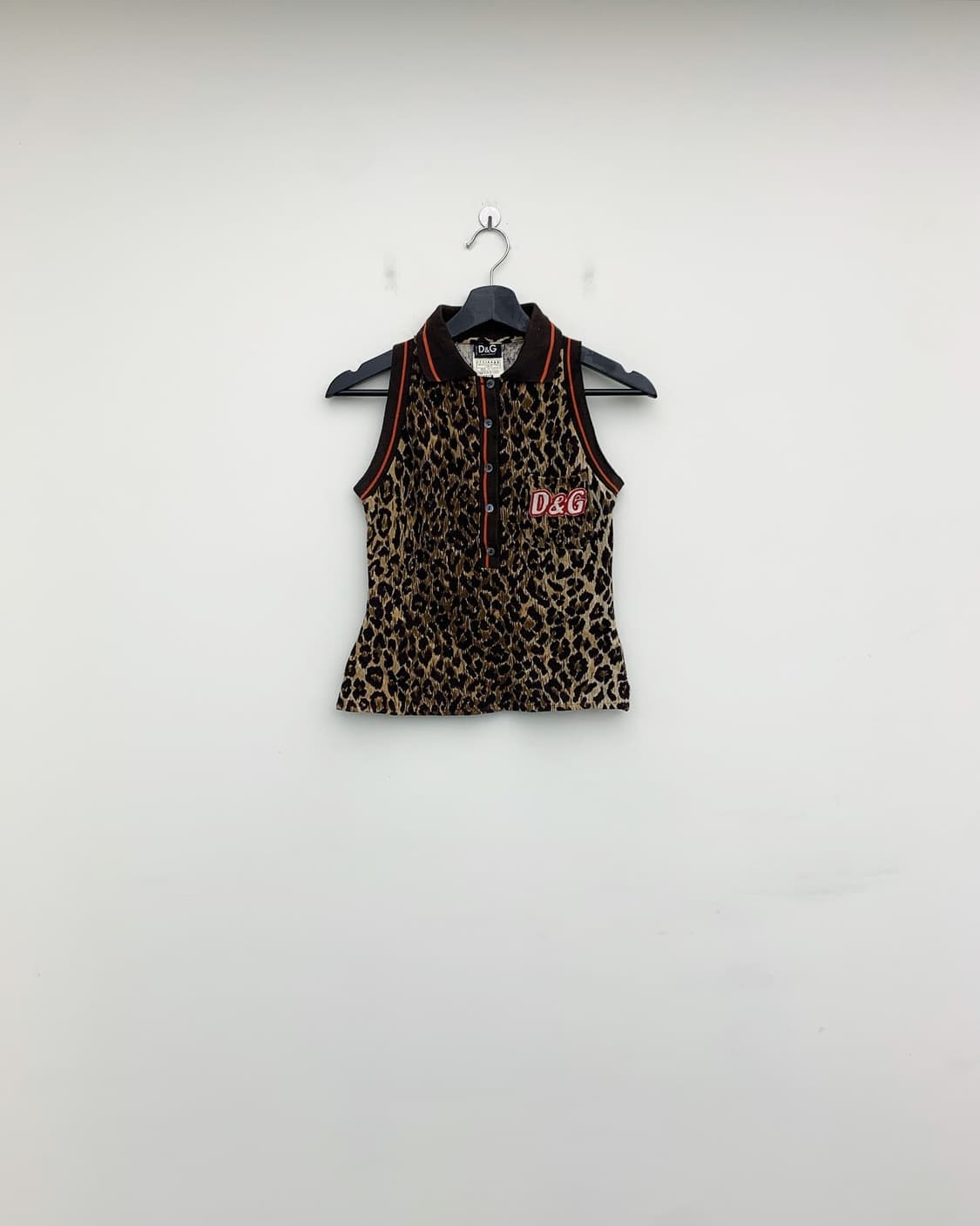 돌체앤가바나 레오파드 카라 슬리브리스 상품이미지1