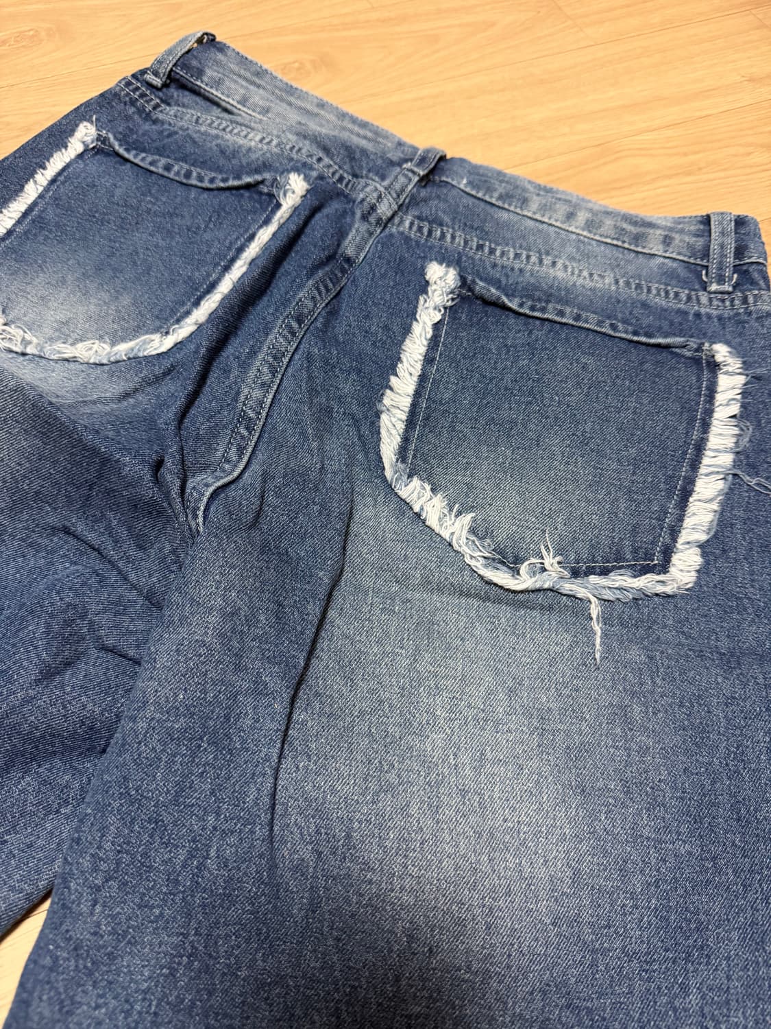 Mekool 빈티지 와이드 데님팬츠 M 상품이미지6