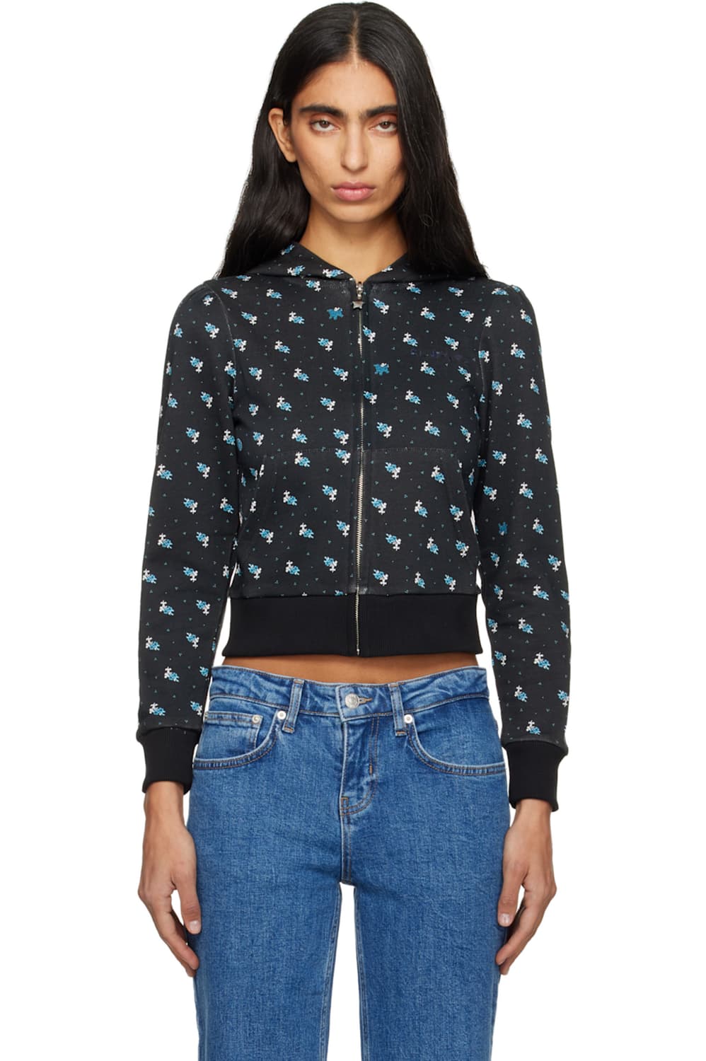 [XS,S,M]샌디리앙 25fw 카다멈 후드집업/네이비 상품이미지2