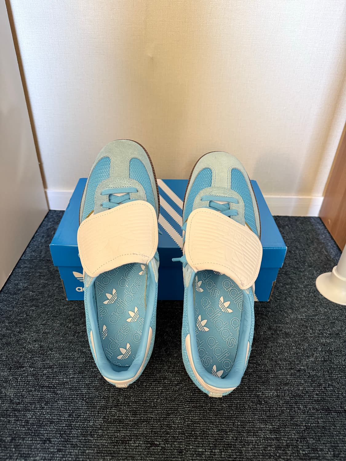 아디다스 삼바 LT 세미 블루 화이트 상품이미지5