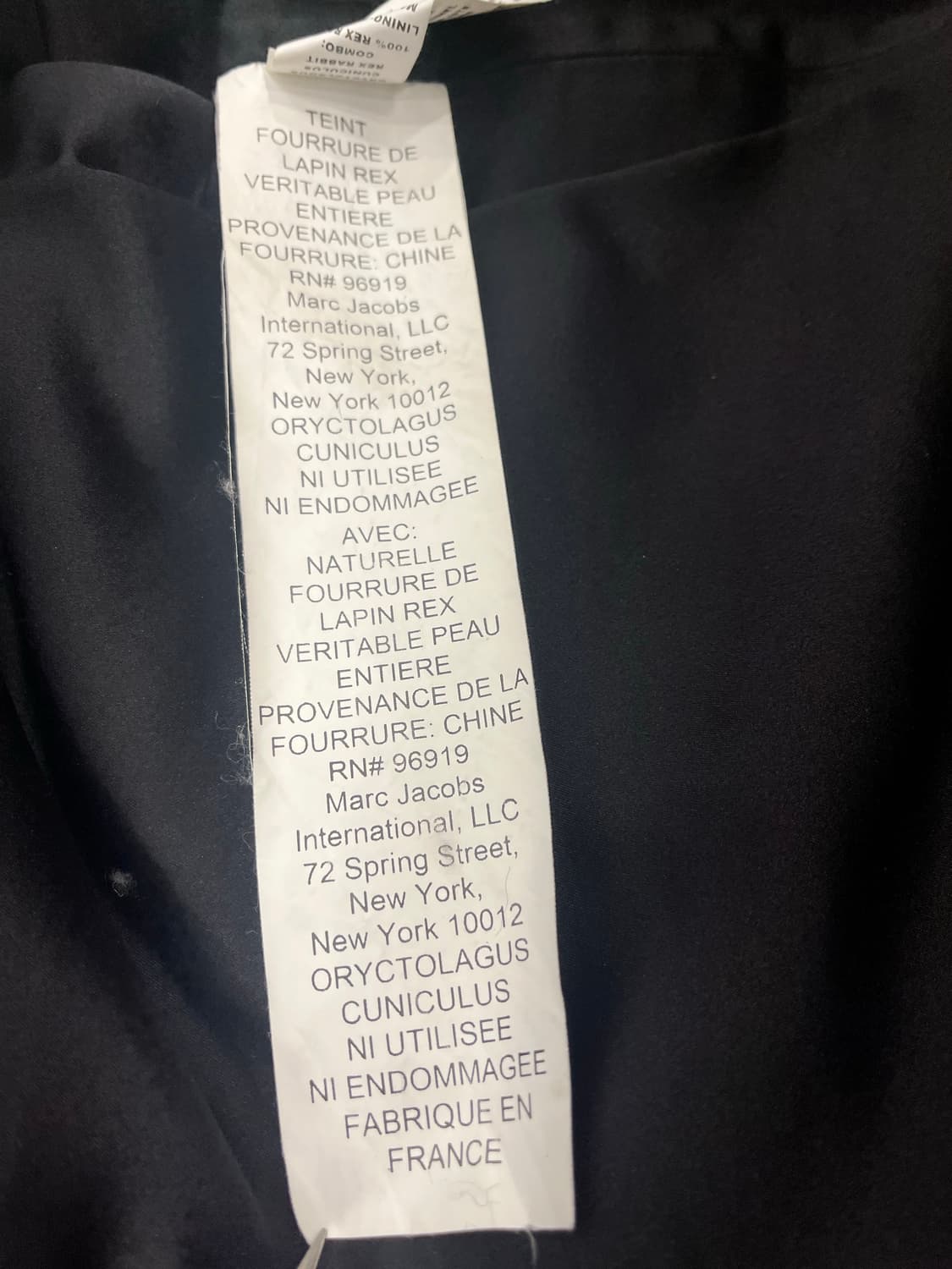 MARC JACOBS REX RABBIT 100% REAL FUR 상품이미지7