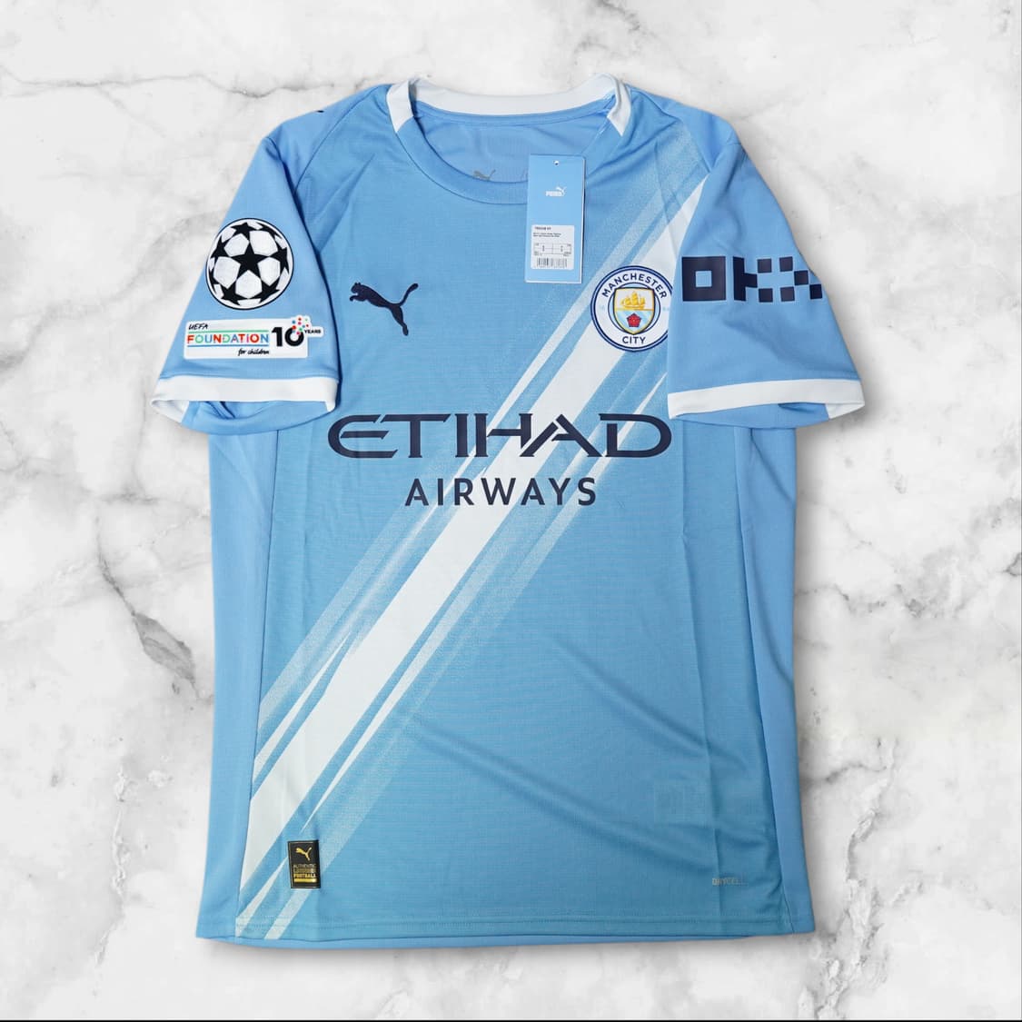 [해외 S~3XL] 25/26 맨시티 포든 챔스 홈 유니폼 상품이미지2