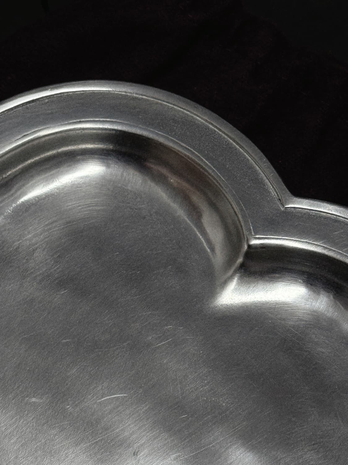 미사용 / 코지타벨리니 하트 트레이 퓨터 쿠오레 접시 상품이미지4