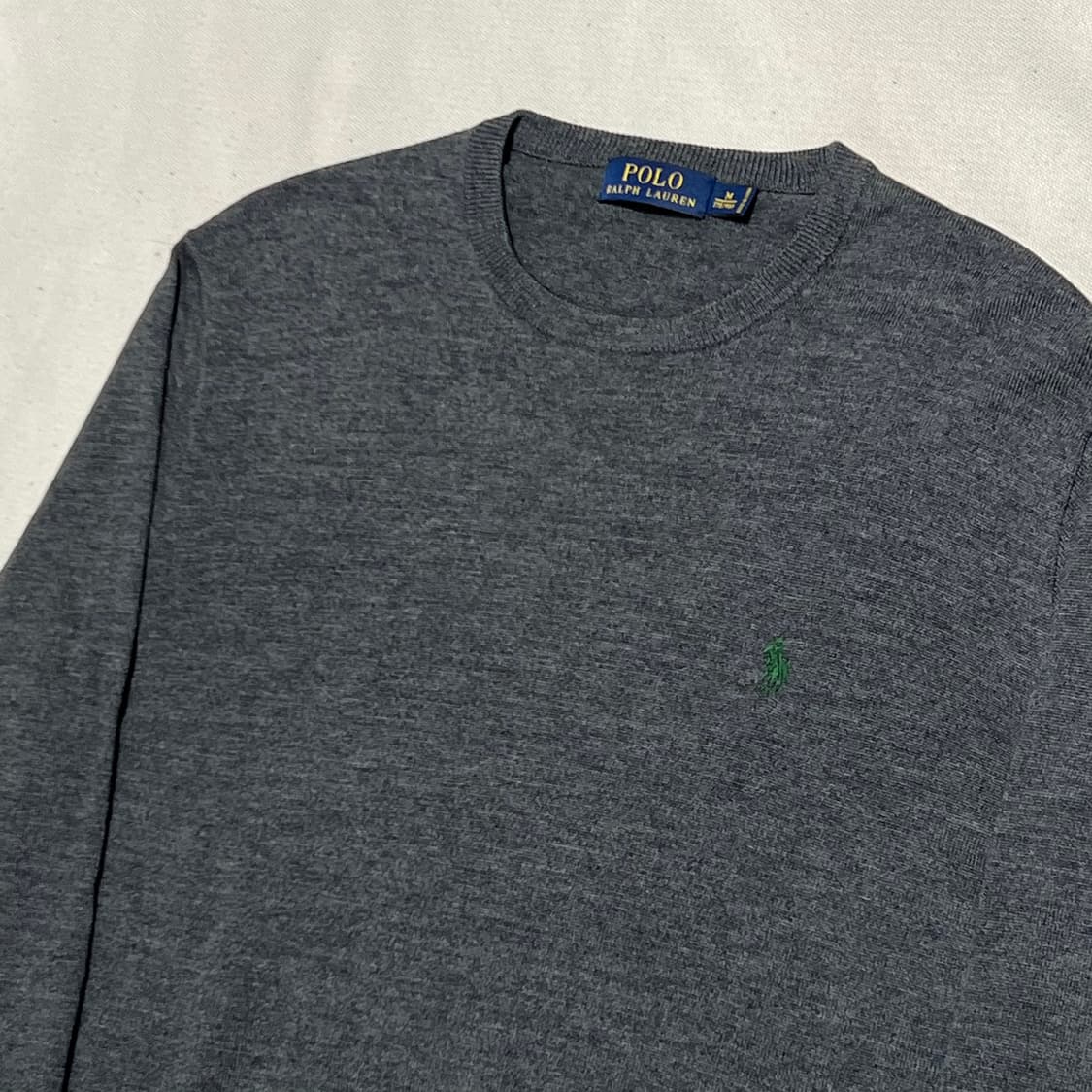 M 폴로랄프로렌 챠콜 울 니트 상품이미지1