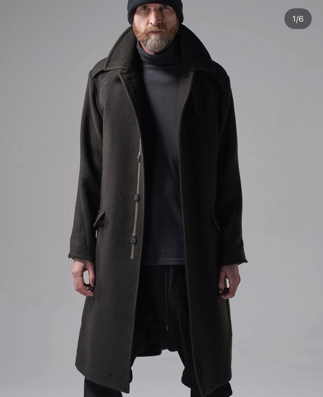 Devoa AW21 wool herringbon coat 상품이미지3