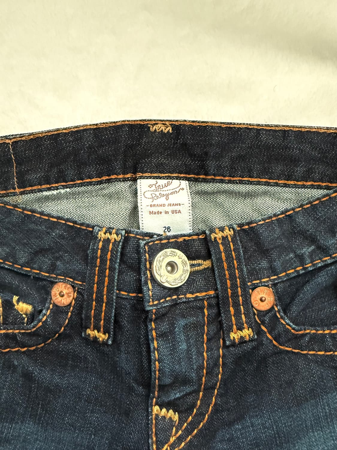 트루릴리전 부츠컷 데님 26사이즈  상품이미지4