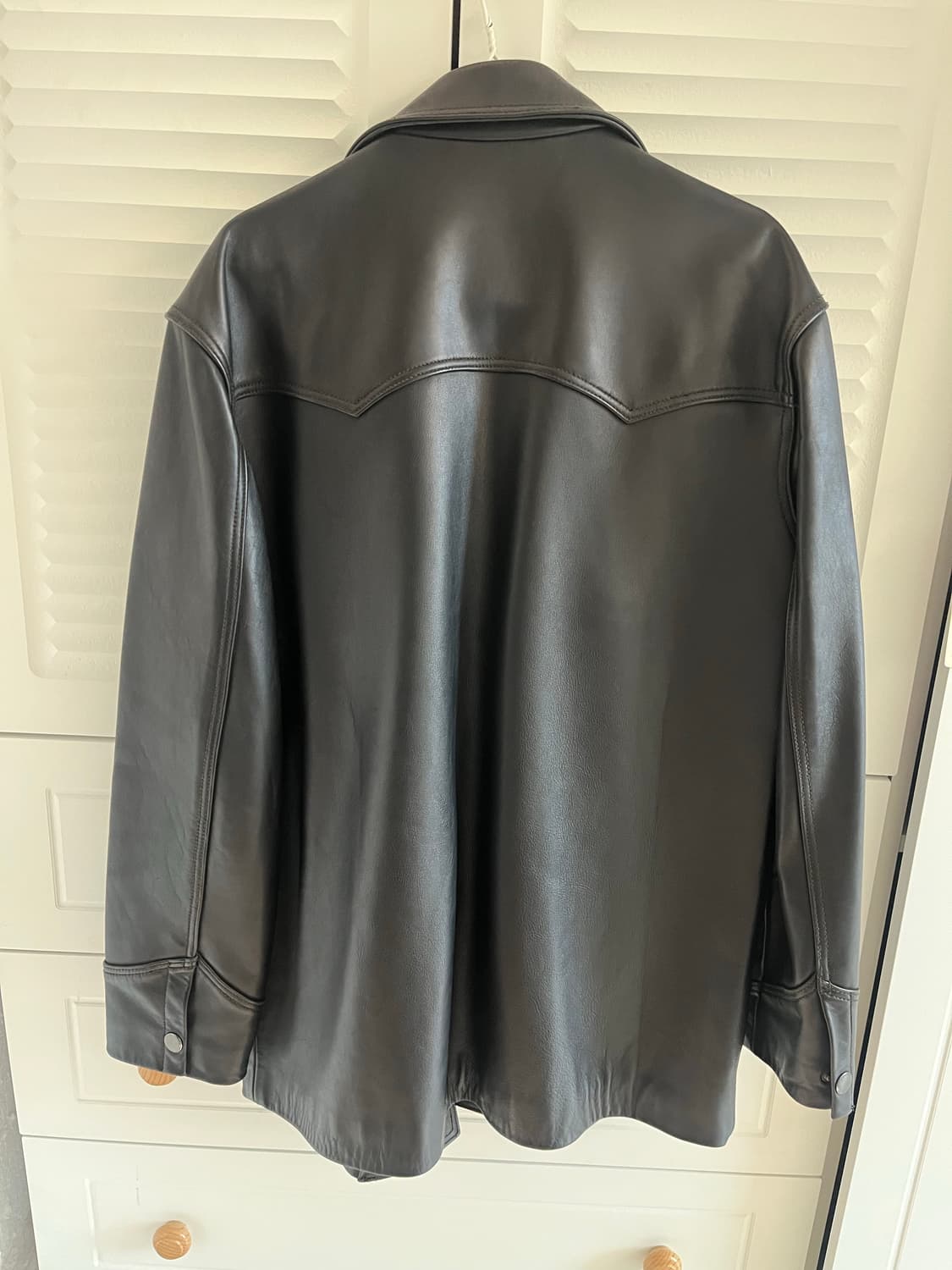 빈티지 웨스턴 요크 카우레더 코트 100사이즈 상품이미지4