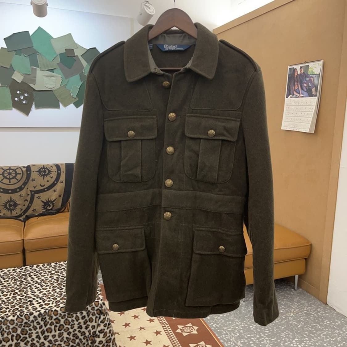 폴로 랄프로렌 90's 밀리터리 사파리 헌팅 워크자켓 M C09302 상품이미지3