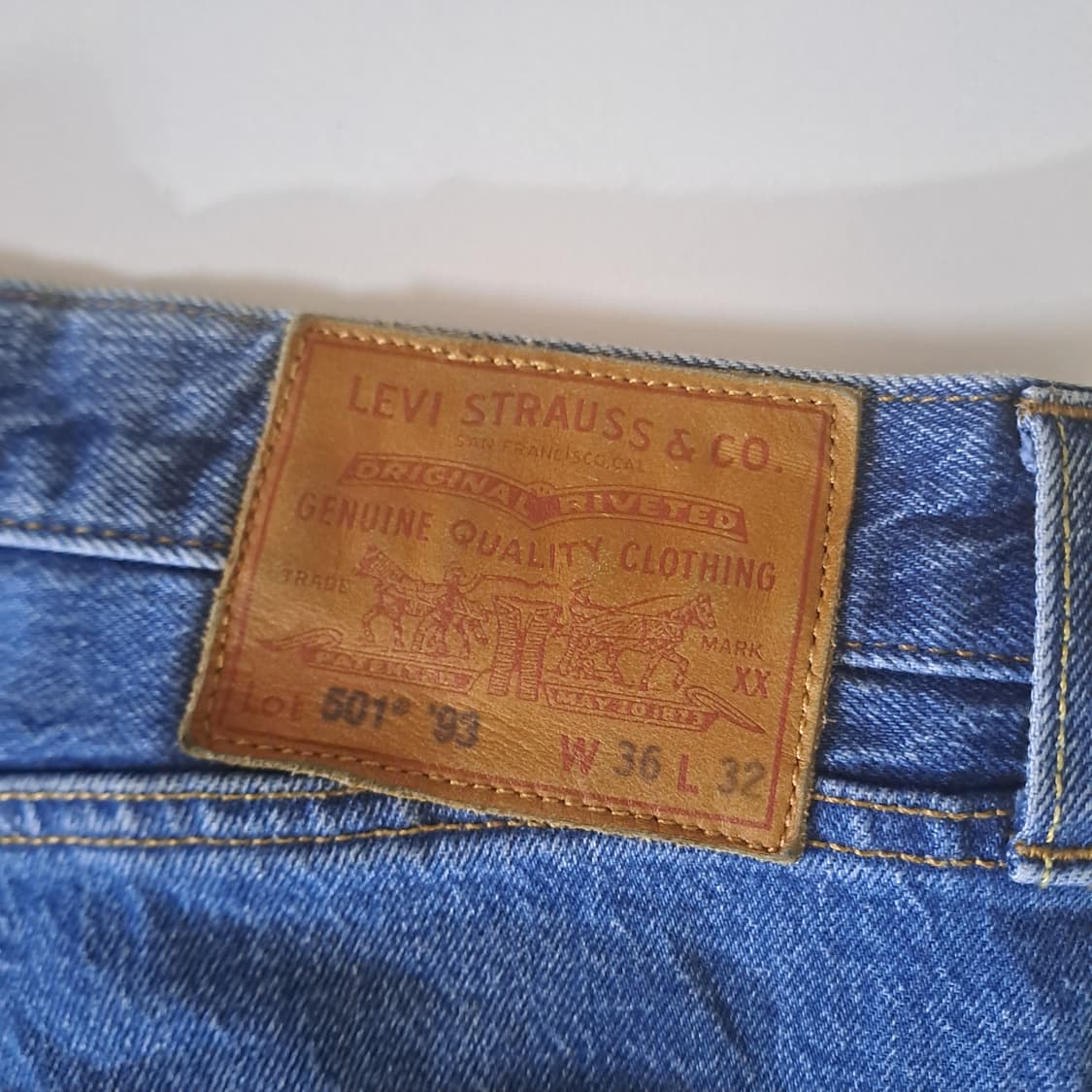 (택포) 리바이스 501 93 프리미엄 빅E 36 B155 상품이미지6