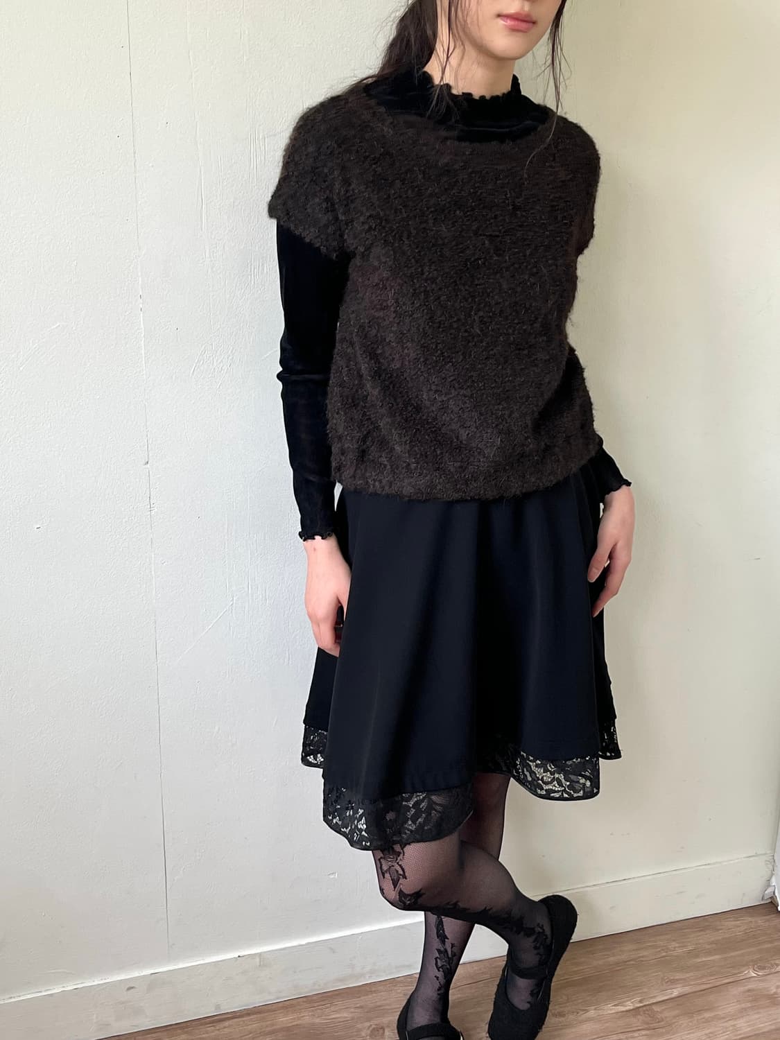 IKUKO 백 로브 스웨터 상품이미지4